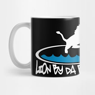 Lion By Da Beach Mug